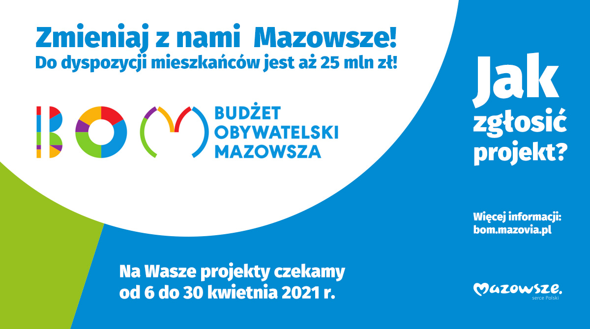 baner Budżetu Obywatelskiego Mazowsza